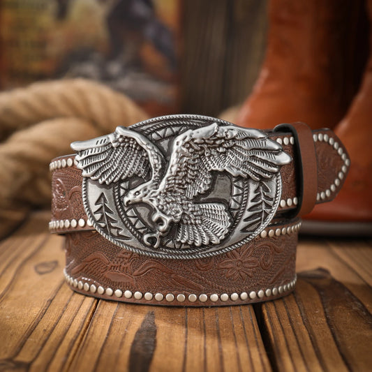 Vintage and fashion collision!  PU leather alloy buckle waistband, for both men and women, to create a personalized western styl