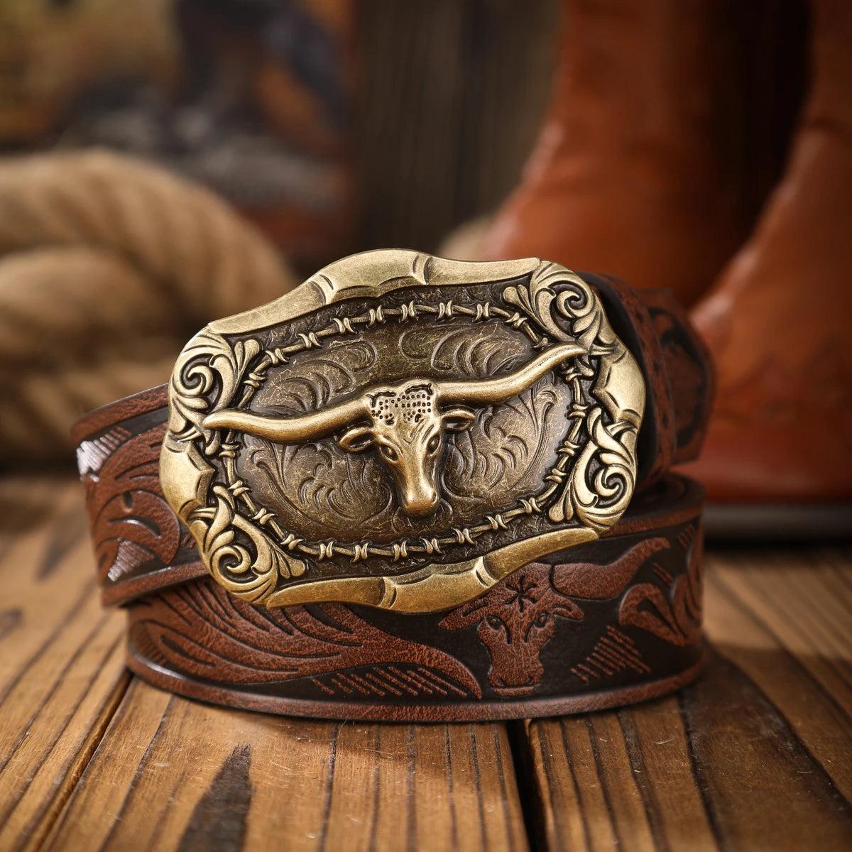 Vintage meets fashion! PU alloy buckle belt, suitable for both men and women, to create a personalized Western style