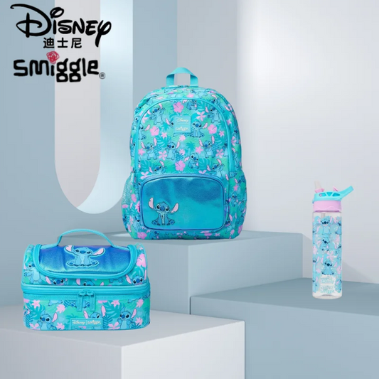 Genuine Australia Smiggle Backpack Disney Cartoon Series Stitch School Bag Anime Backpack Student Gift Separate Purchases