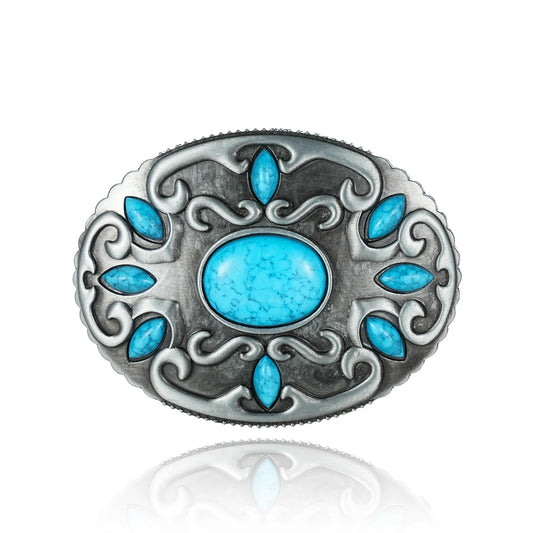 Western Cowboy Return to the ancients belt buckle - stylish and unique stylish waist accessory Men and women