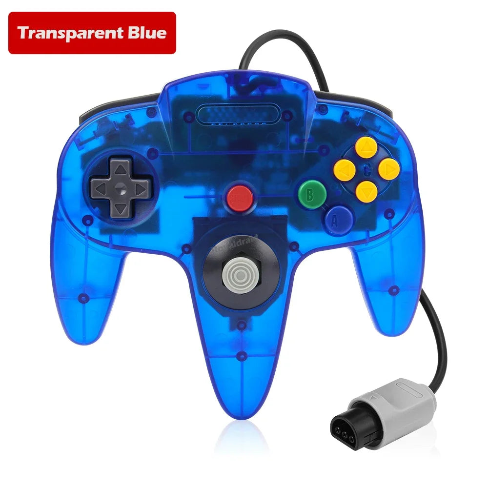8 Colors For N64 Controller Classic Wired Remote Control Gamepad Gaming Joystick Retro Video Game System For N64 Console Joypads