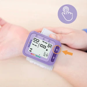 🩺 Sejoy Fully Automatic Wrist Blood Pressure Monitor,LED Display | 2 x 60 Memory | Home Use Sphygmomanometer