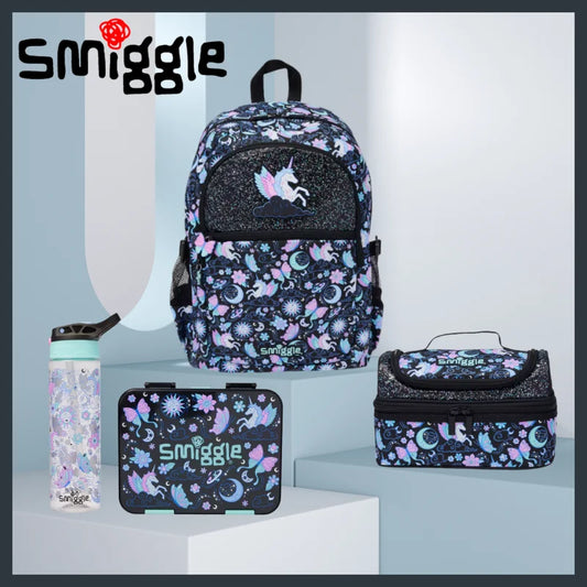 Genuine Australia Smiggle Backpack School Bag Cartoon Series Anime Backpack Student Gift Separate Purchases