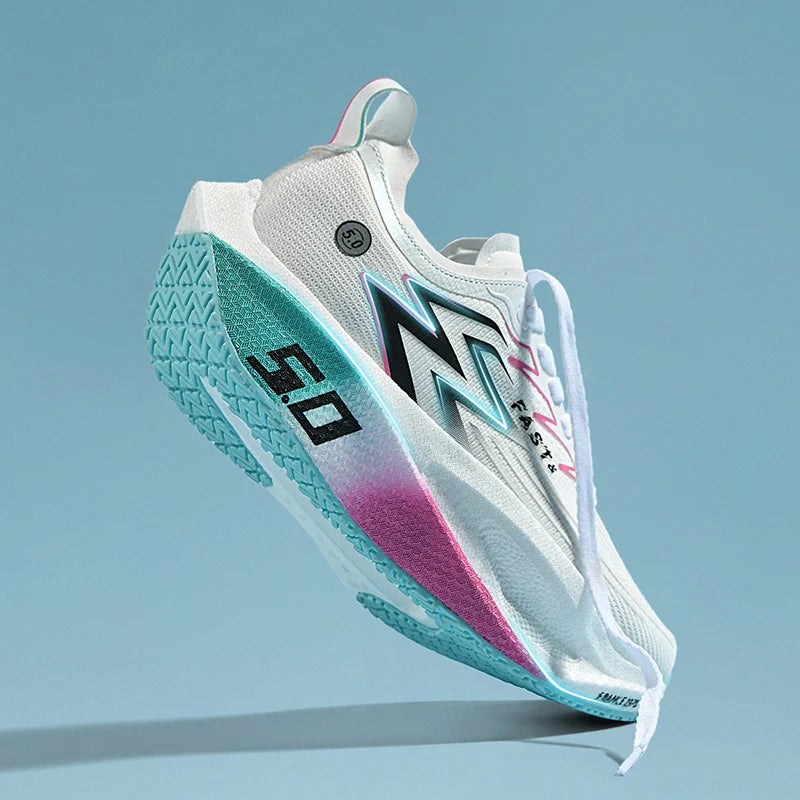 Men's Sports Shoes Cushioning Non-Slip Flat Wear Resistant Sneakers Mesh Breathable Platform Soft Running Shoes for Man