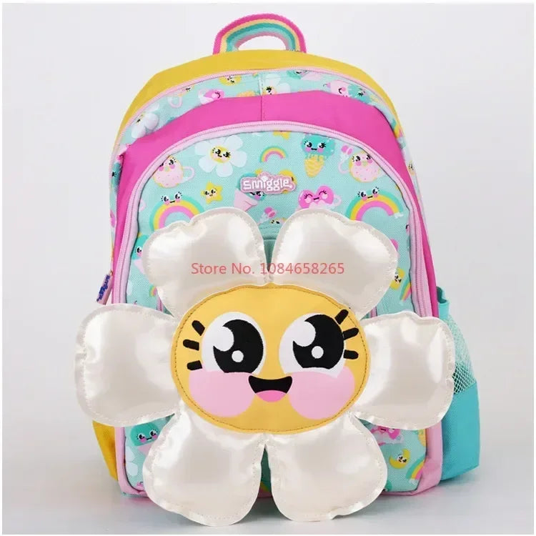 Genuine Australia Smiggle Backpack Sunflower School Bag Cartoon Series Anime Backpack Student Gift Separate Purchases