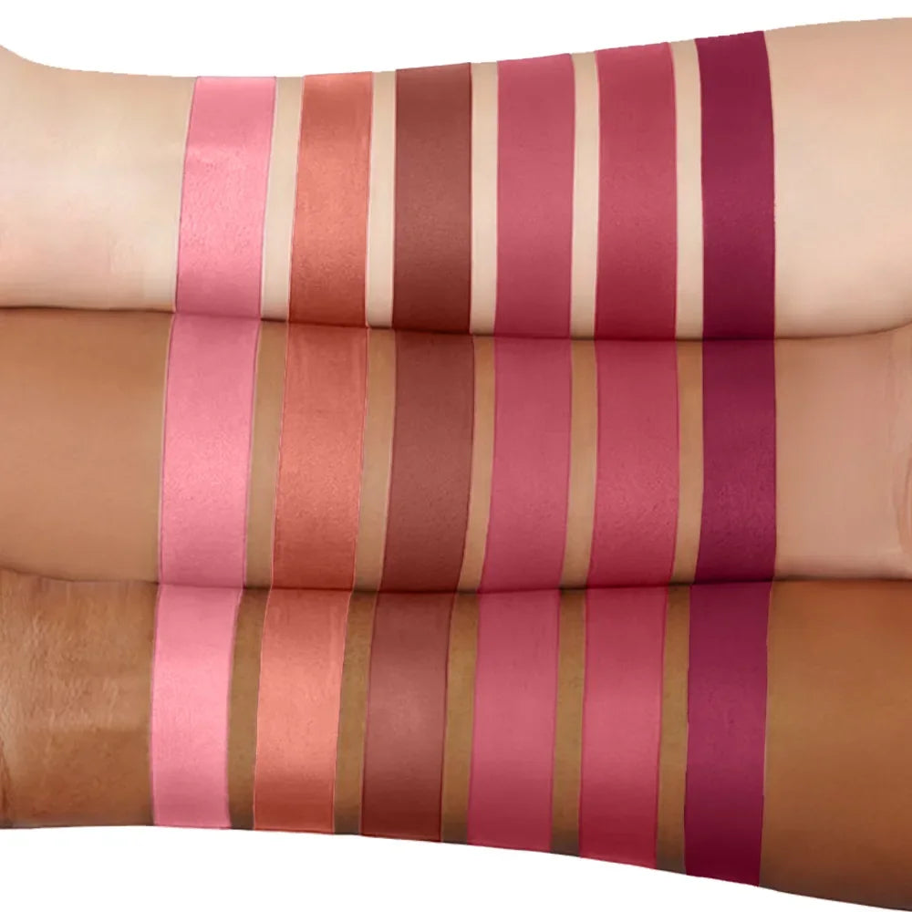 SAM SUGAR 6pcs Velvety Matte Lipstick Set Long-Lasting Waterproof Easy-to-Color Lip Balm Makeup Collection of 6 Shades