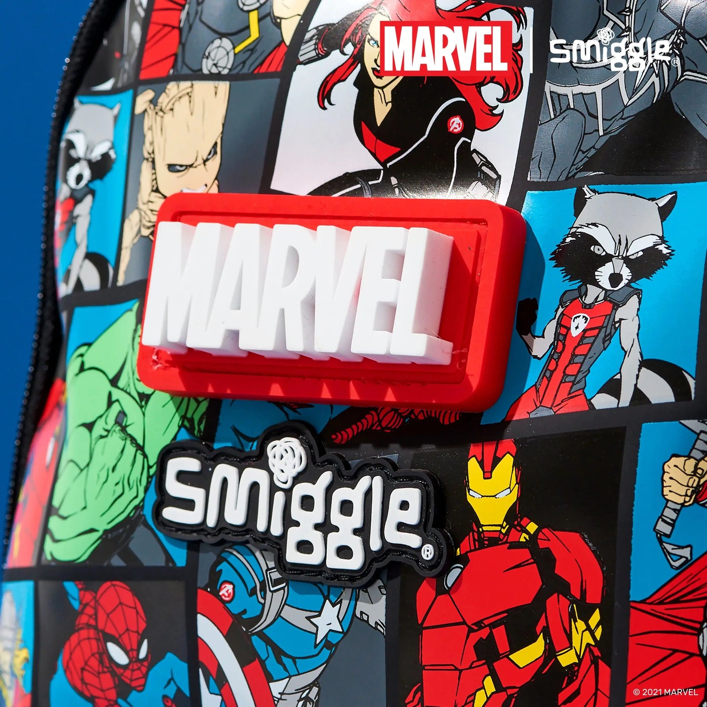 Genuine Australia Smiggle Marvel Backpack Cartoon Series Spider-Man School Bag Anime Backpack Student Gift Separate Purchases