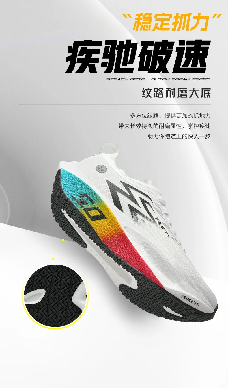 Men's Sports Shoes Cushioning Non-Slip Flat Wear Resistant Sneakers Mesh Breathable Platform Soft Running Shoes for Man
