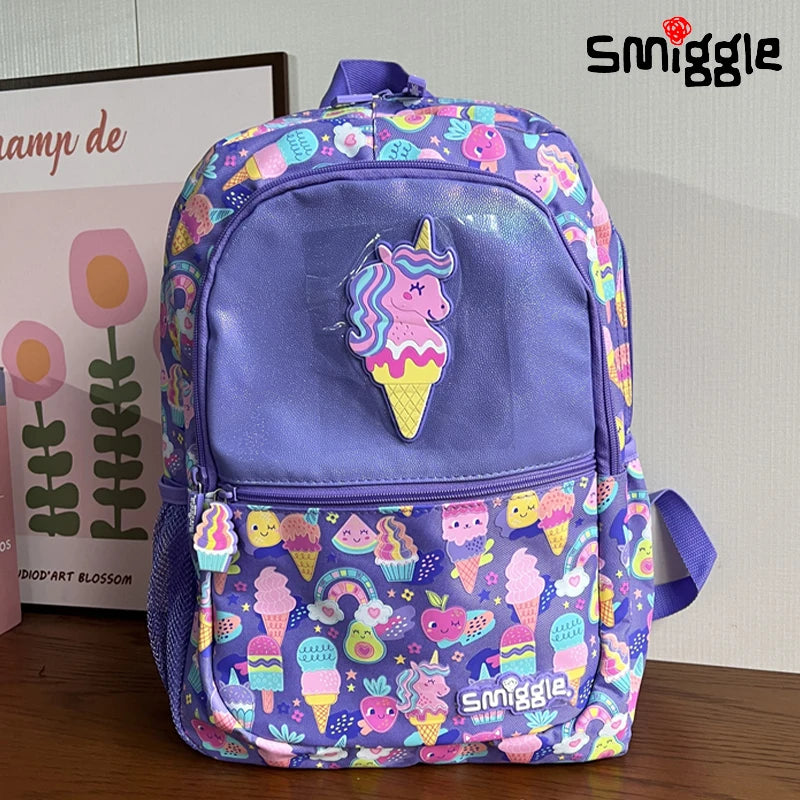 Genuine Australia Smiggle Backpack Cartoon Series Stationery Schoolbag Lunch Bag Anime Backpack Student Gift Separate Purchases