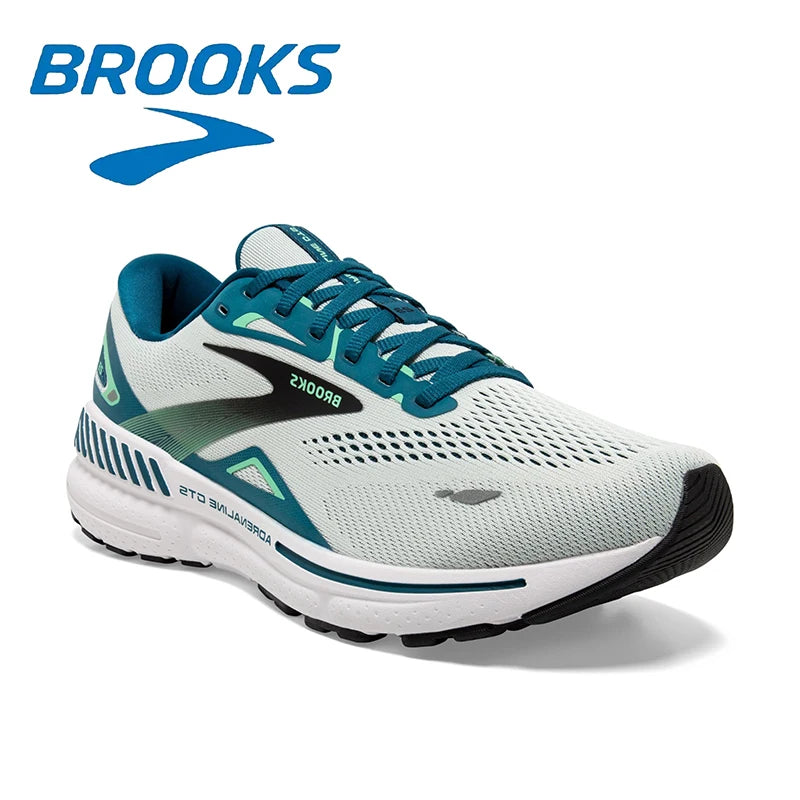 Brooks GTS 23 Moroccan Blue Fashion Men's Running Shoes Breathable Lightweight Daily Casual Sports Shoes Men Sneakers