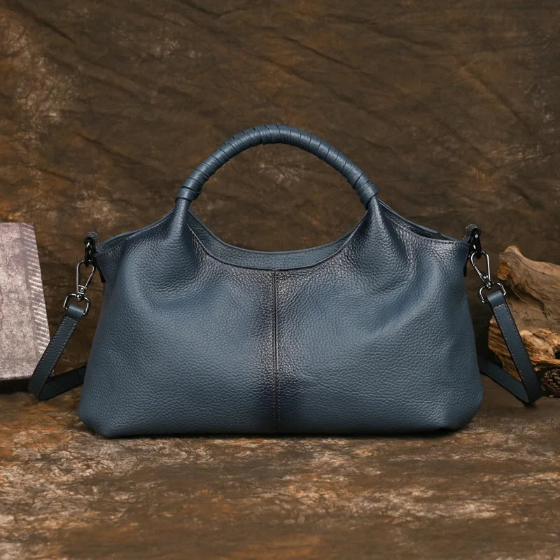 MOTAORA Large Capacity Women's Genuine Leather Handbag Casual Woman Tote Bag Soft Designer Luxury Solid Ladies Handbags 2025 New