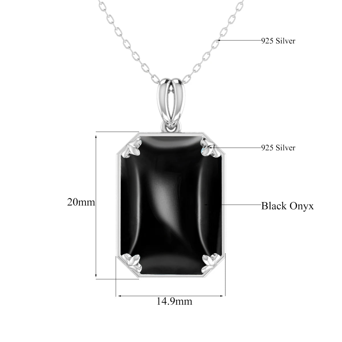 Real 925 Sterling Silver Aquamarine Necklace Pendant Anniversary Banquet Accessories Woman Fine Jewelry 2022 New Without Chain