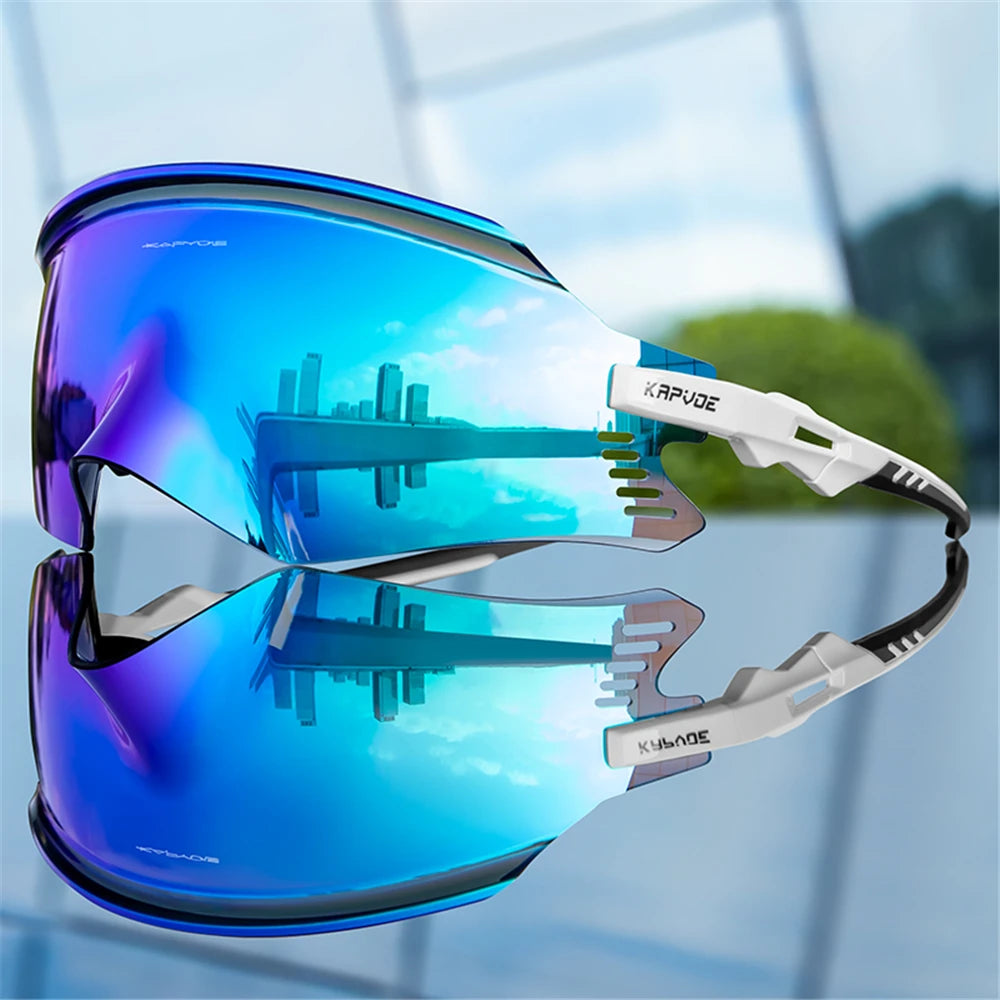 KAPVOE Men Outdoor climbing Driving Bicycle Cycling Glasses Sport Runing Sunglasses Women MTB Bike Goggles Road Riding Eyewear
