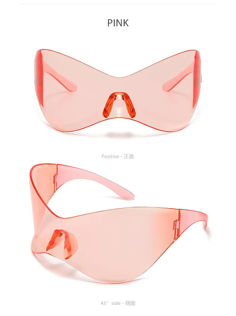 Fashion Hot Sunglasses Bike Cycling Glasses Sports for Men Road Bicycle UV400 Goggles Travel Glasses Outdoor Trendy Cool Glasses