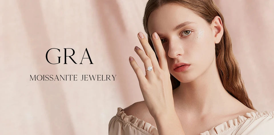 GRA Luxury 1ct D Color Twisted Arm Classic 6 Prong Shiny Moissanite Diamond Rings for Women 925 Sterling Silver Fine Jewelry