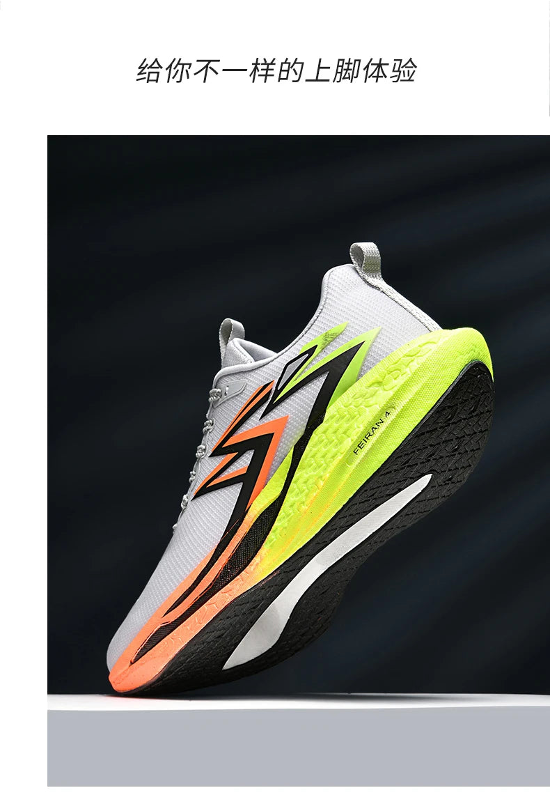 Carbon Plate Marathon Men Sports Running Shoes Air Cushion Lightweight Women Athletic Gym Sneakers Hiking Jogging Footwear