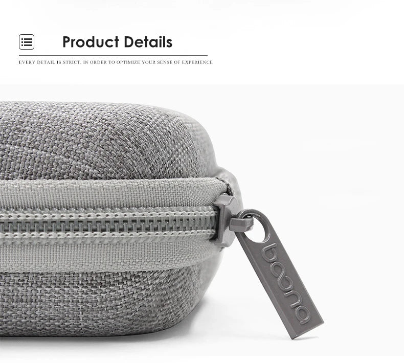 Portable Mini Hard Shell Digital Gadgets Storage Bag Artificial Leather Earphone Charger Case Data Cable U Disk Organizer