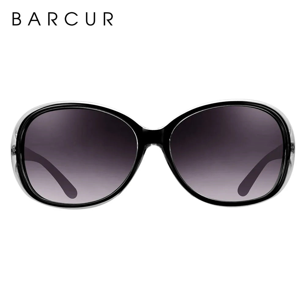 BARCUR Lady Sunglasses Polarized Gradient Sun glasses for Women Eyewear Shades Accessory UV400 Protection Oculos
