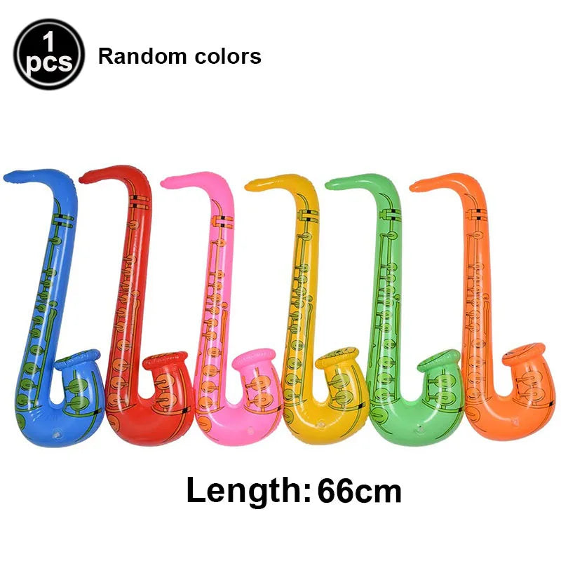 1pc Guitar Balloon 36inch Inflat Guitar Music Rock Party Decoration 80s 90s Disco Party Supplies