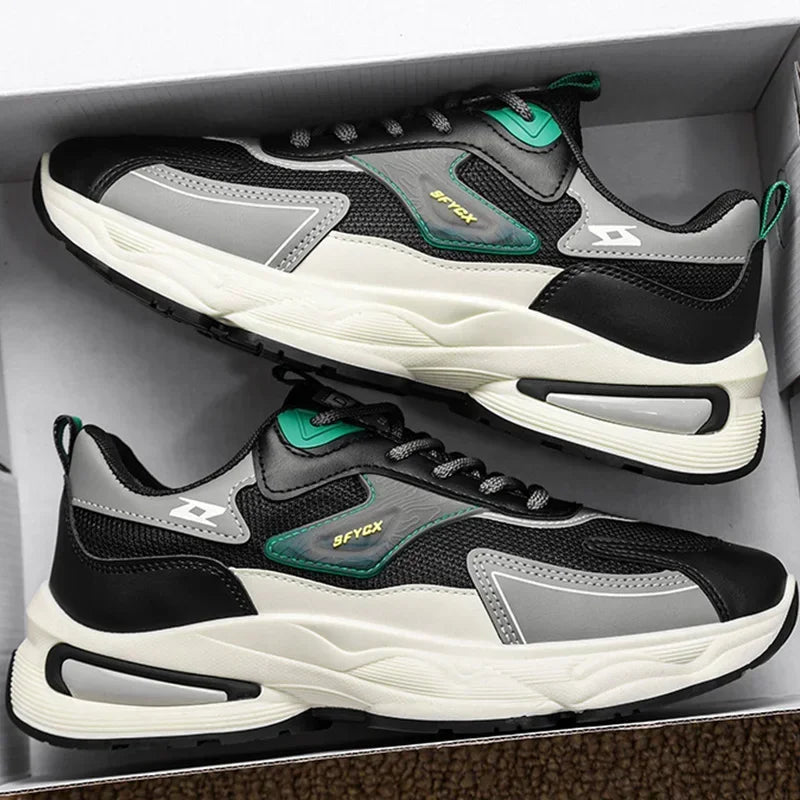 2025Men Walking Shoes Flat Outdoor Jogging Mesh Sports Breathable Wear-resistant Comfortale Casual Tennis Shoes for Men