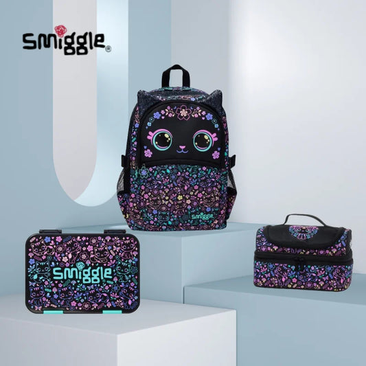 Genuine Australia Smiggle Backpack Cute Cat Cartoon Series School Bag Anime Backpack Student Gift Separate Purchases
