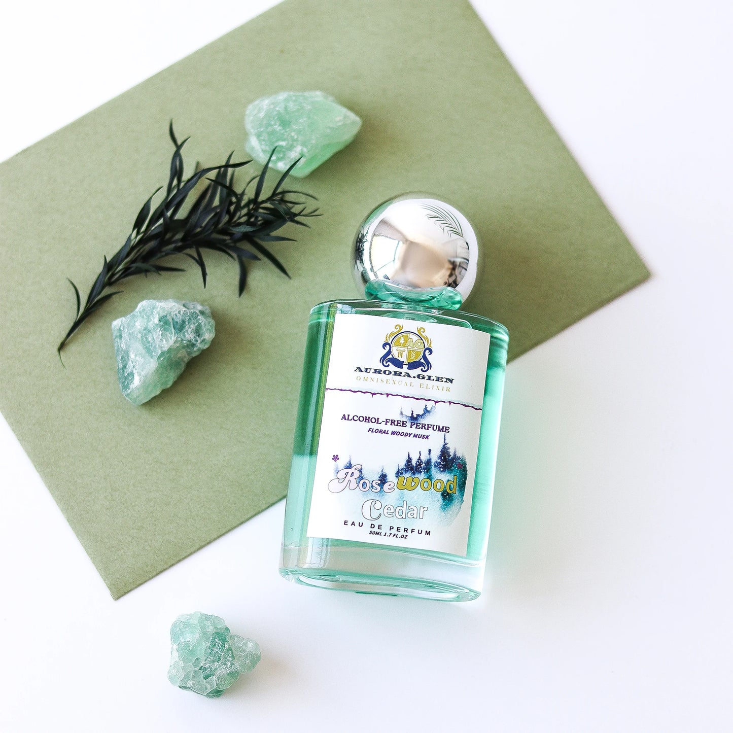 Parfum Azure Breeze Eau de Toilette for Men Fresh Woody Alcohol-Free Perfume with Cedarwood Vetiver Cologne Pink Pepper Mint