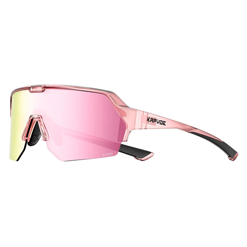 KAPVOE Outdoor Cycling Sunglasses Men MTB Glasses Bike Cycling UV400 Eyewear Women Bicycle New Mountain Sports Hiking Eyewear