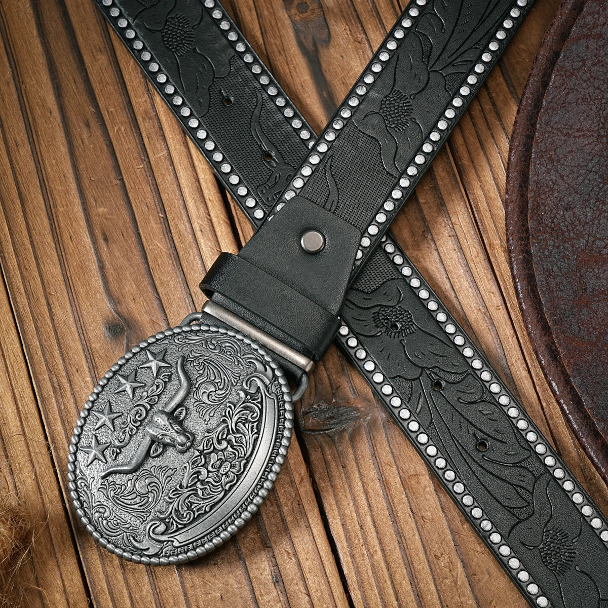 Vintage and fashion collision! PU leather alloy buckle waistband, for both men and women, to create a personalized western style