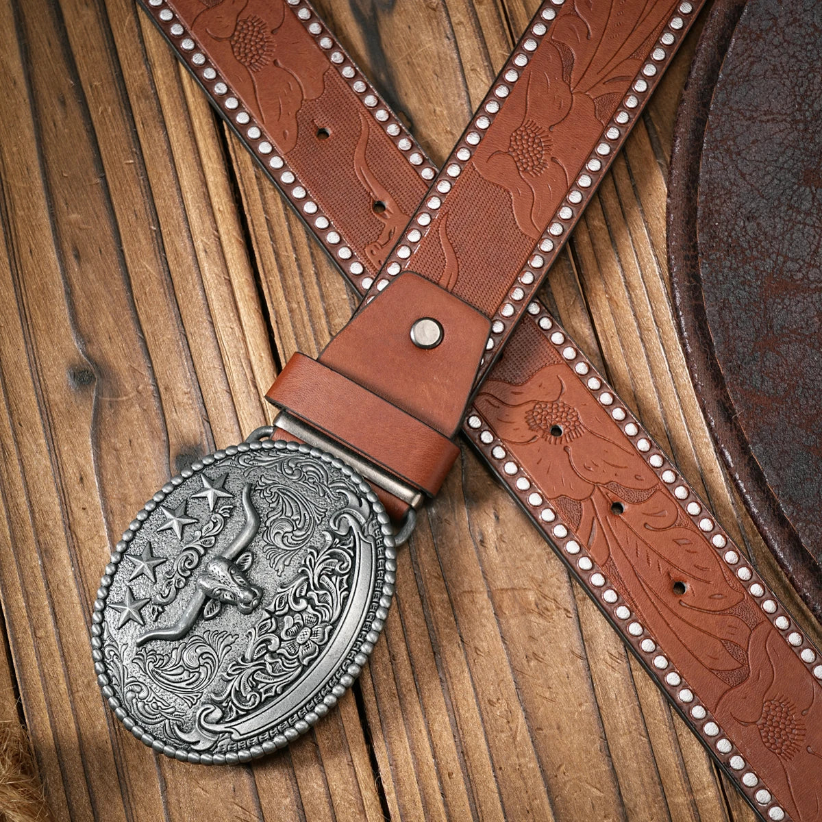 Vintage and fashion collision! PU leather alloy buckle waistband, for both men and women, to create a personalized western style
