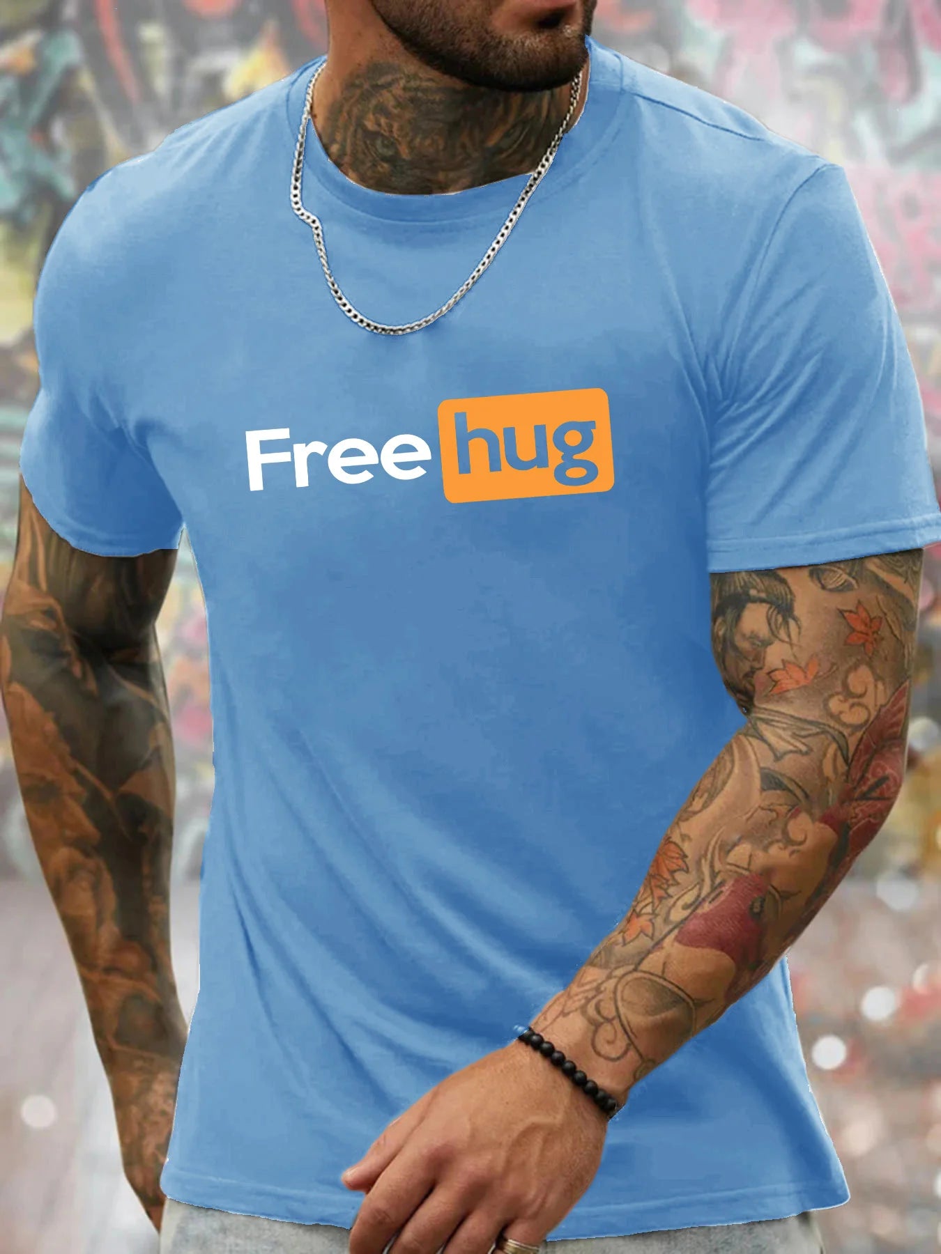 Men’s Summer 100% Cotton Loose Casual T-Shirt