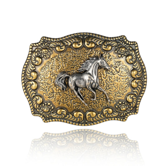 Western Cowboy Return to the ancients belt buckle - stylish and unique stylish waist accessory Men and women