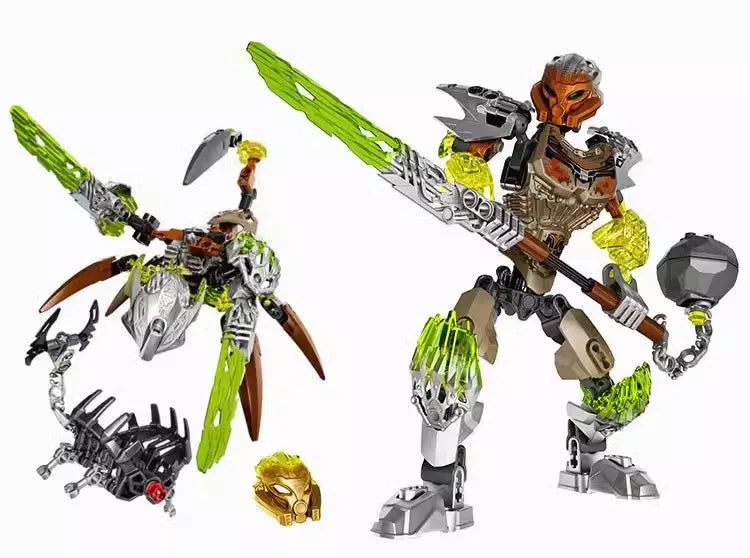 Bionicle Warriors Skull Action Figures Collection Building Blocks Umarak Uxar Mask Master Storm Beast Anime Bricks Toy Kid Gifts