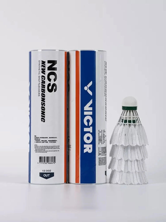 1 Tube 3Pcs Victor new carbon sound NCS artificial badminton with stable flight and endurance for matches