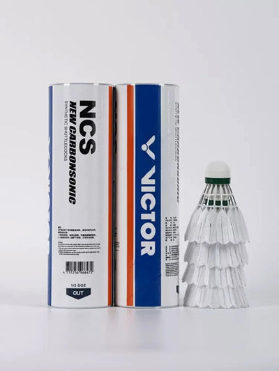 1 Tube 3Pcs Victor new carbon sound NCS artificial badminton with stable flight and endurance for matches