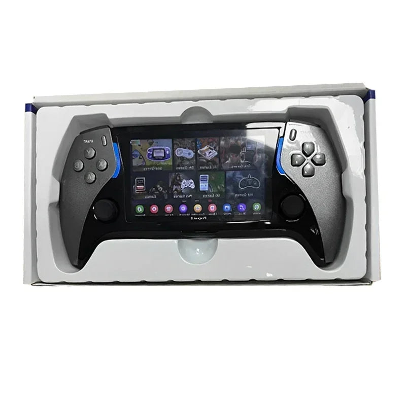 NEW Project X Portable Pocket Video Game Console 128G 4.3” IPS Screen Dual Speaker 40000+ Games For PS1 MAME CPS Children's Gift