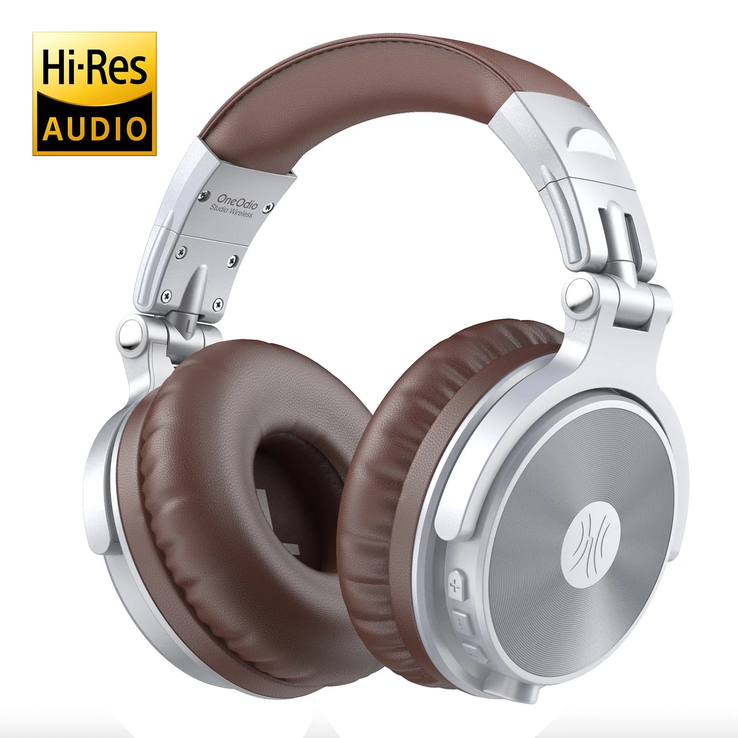 Oneodio Pro C Wireless Bluetooth 5.2 Headphones Over Ear With Microphone Hi-Res Audio Wired&Wireless Headset 110h Playtime AAC