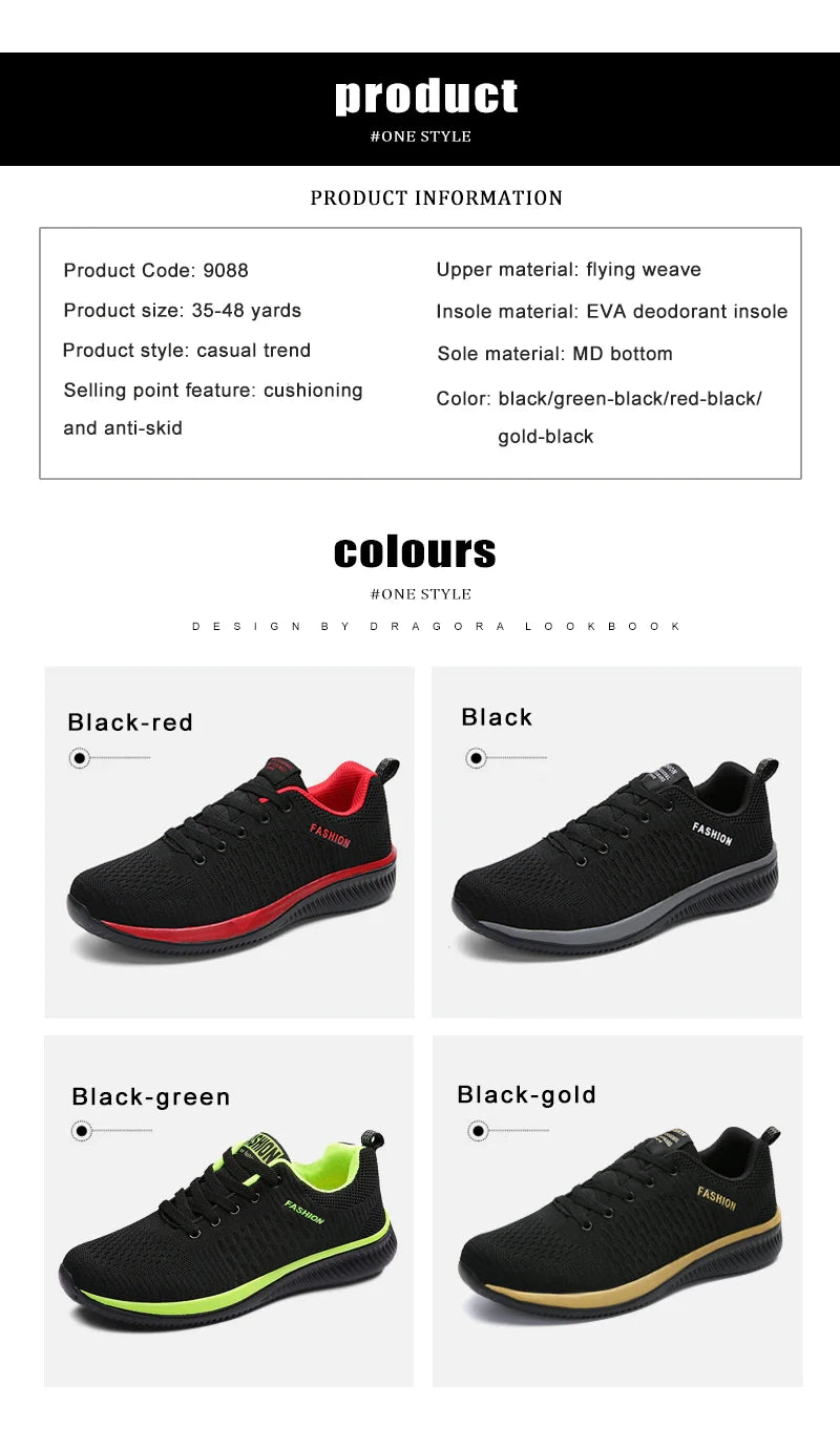 Mens Casual Sneakers Running Shoes Men Lace-up Lightweight Comfortable Breathable Big Size 46 Athletic Walking Shoes for Men