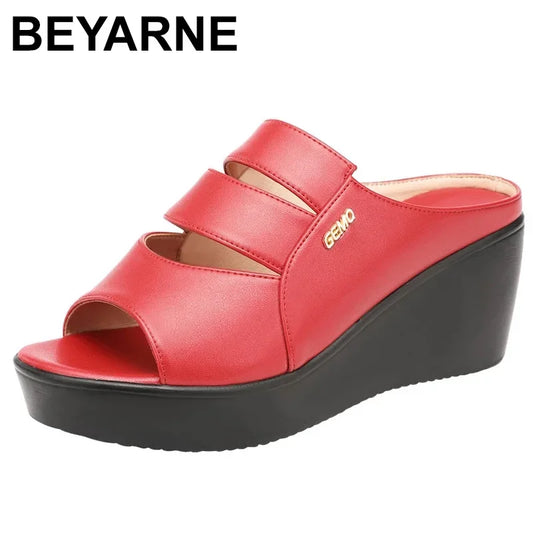 Women’s Wedge Heel Platform Sandals – Summer Comfort, Size 32–43