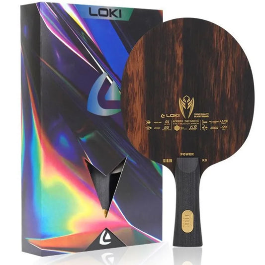LOKI KIRIN K9 K10 K11 Professional Carbon Fiber OFF+ K7 Pure Wood Table Tennis Blade Original LOKI Ping Pong Blade Bat