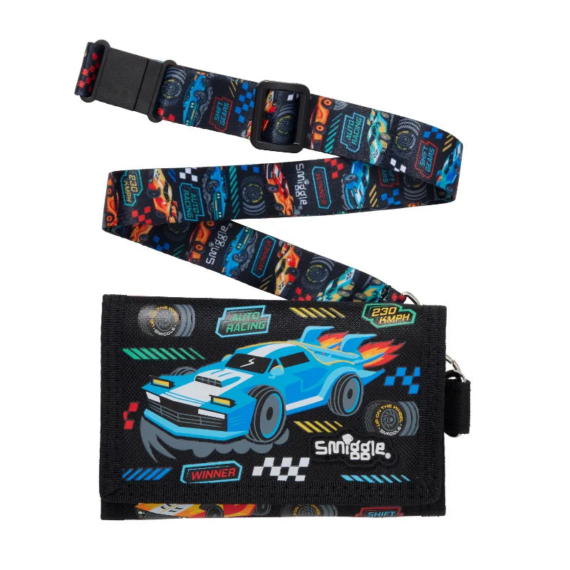 Genuine Australia Smiggle Backpack School Bag Race Car Cartoon Series Anime Backpack Student Gift Separate Purchases
