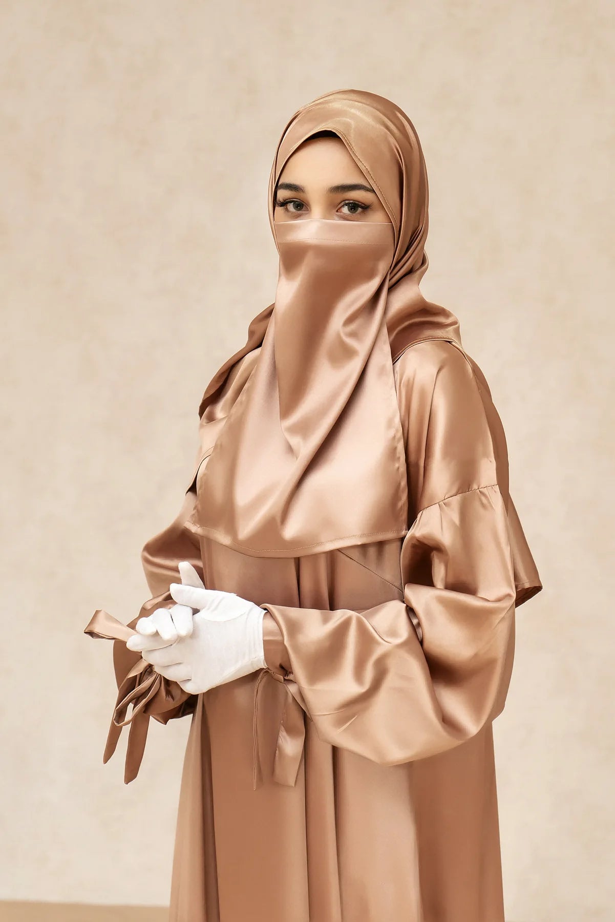 Muslim hijab for women Islamic hijab solid color satin hijab Islamic face scarf Arab Headband Breathable