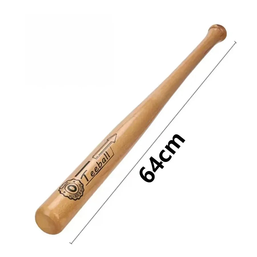 Professional Hardwood Baseball Bat 21-29 Inch Solid Wood for Sports Training Home Car Defense Personal Self-Defense