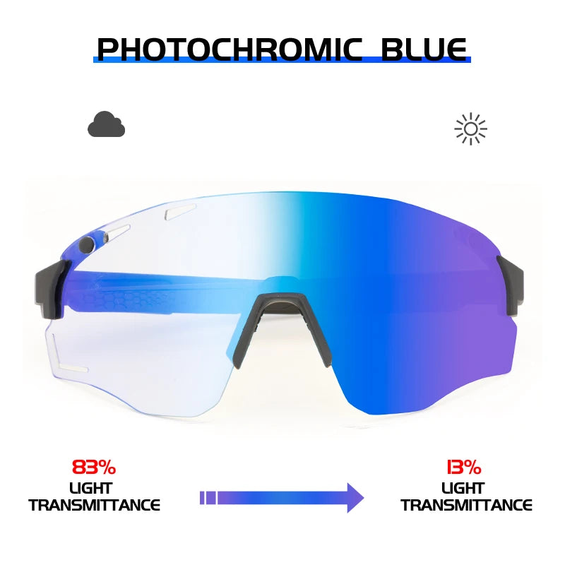 Photochromic Sunglasses Bike for Men Outdoor Driving Eyewear Women MTB Road Bicycle Cycling Glasses UV400 Sports Goggles