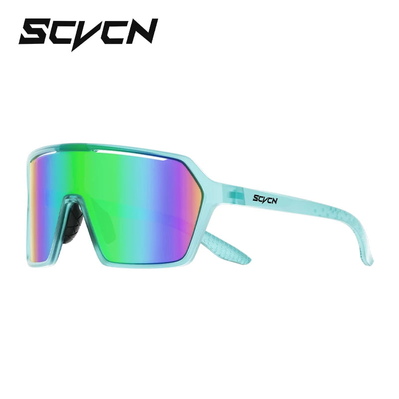 SCVCN Photochromic Sunglasses for Men Cycling Glasses UV400n Women Driving Glasses MTB Road Bike Sport Eyewear Running