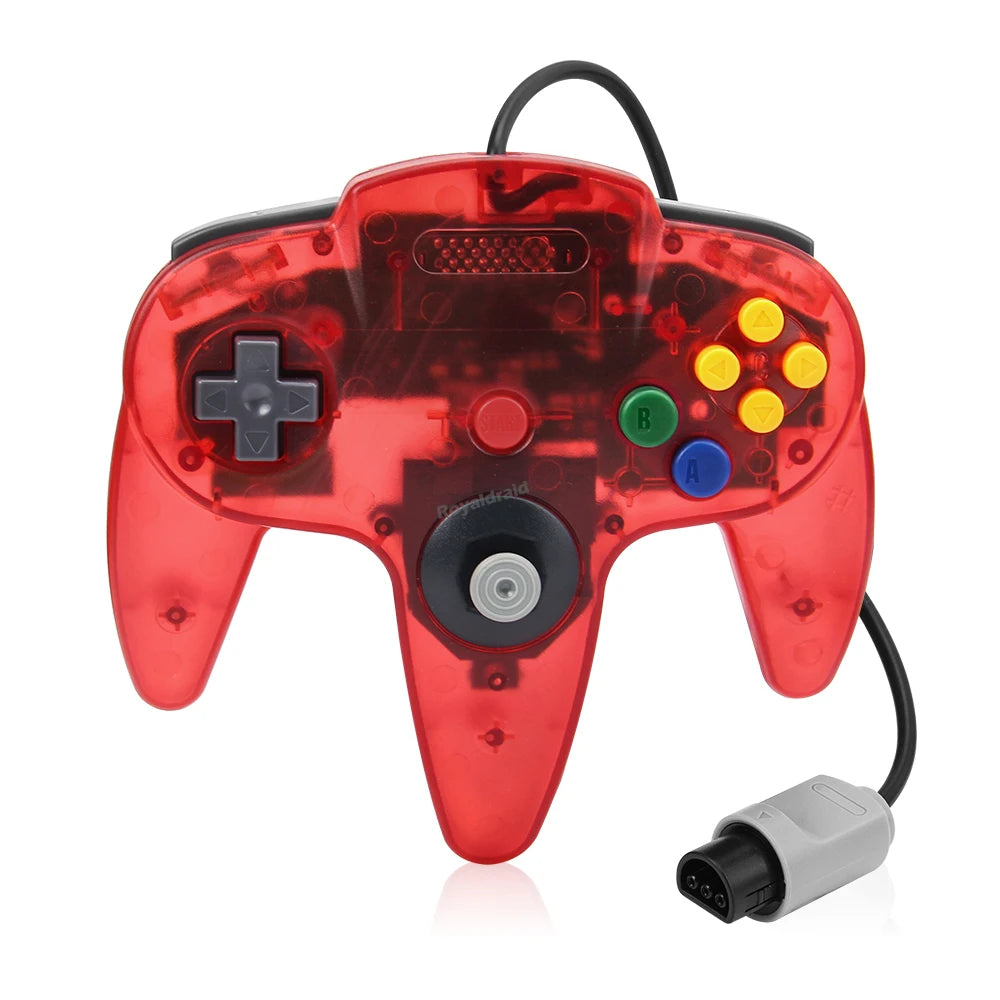 8 Colors For N64 Controller Classic Wired Remote Control Gamepad Gaming Joystick Retro Video Game System For N64 Console Joypads