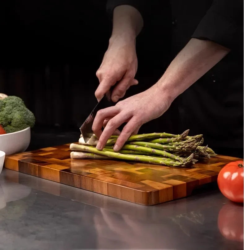 Cutting Board Double-sided Using Premium Acacia Wood Splicing Chopping Board Drain Water And Damp-proof Kitchen Tools