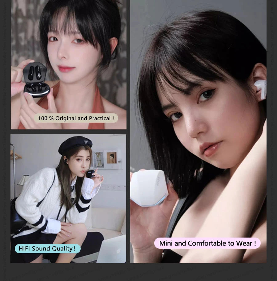 Lenovo Original GM2 Pro Wireless Headphones Bluetooth Earphones Low Latency Earbuds HD Call Dual Mode Gaming Earpods