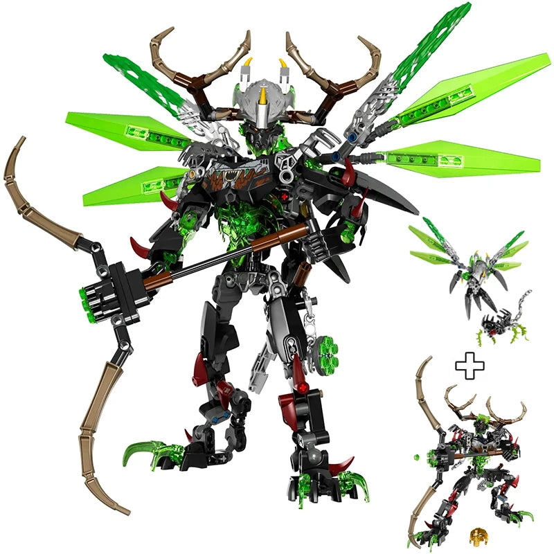 Bionicle Warriors Skull Action Figures Collection Building Blocks Umarak Uxar Mask Master Storm Beast Anime Bricks Toy Kid Gifts