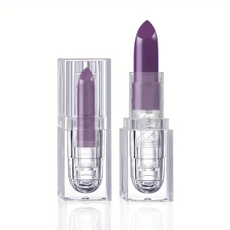 Matte Purple Lip Gloss Moisturizing Matte Glamor Non-stick Cup High Pigmented Lipsticks For Cosplay Party Makeup Cosmetics