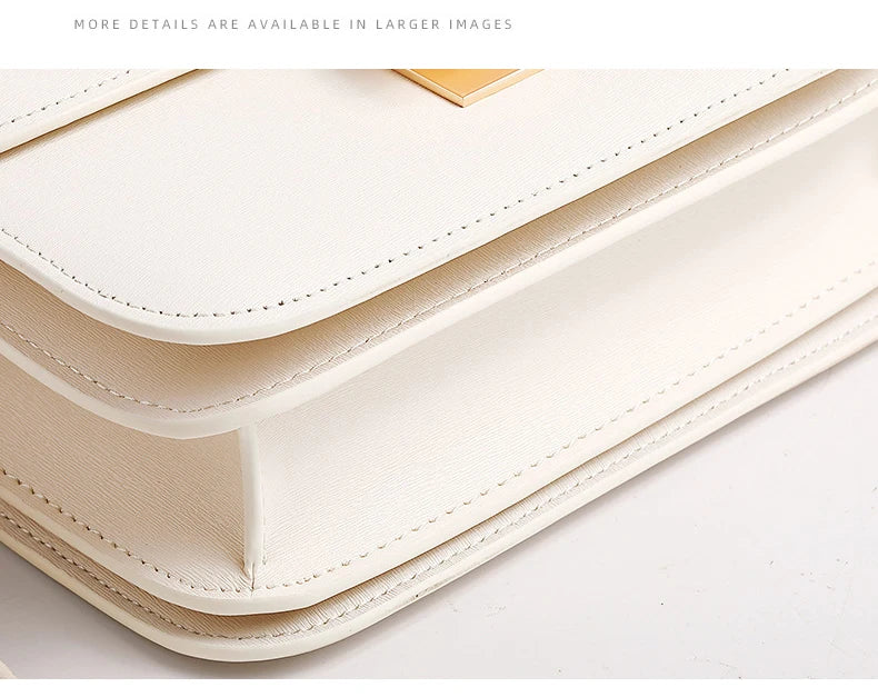 Women Shoulder Bag Female Split Leather Ins Vintage Messenger Lady Small Square Palm Texture Printing Box Flap Underarm Bag 2022
